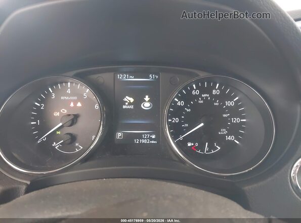 5N1AT2MM9HC747591 2017 NISSAN ROGUE Gray Հետևի նստատեղերի տեսք