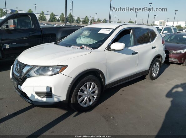 5N1AT2MN4HC736698 2017 NISSAN ROGUE White წინა მარცხენა ხედი სამი მეოთხედიდან
