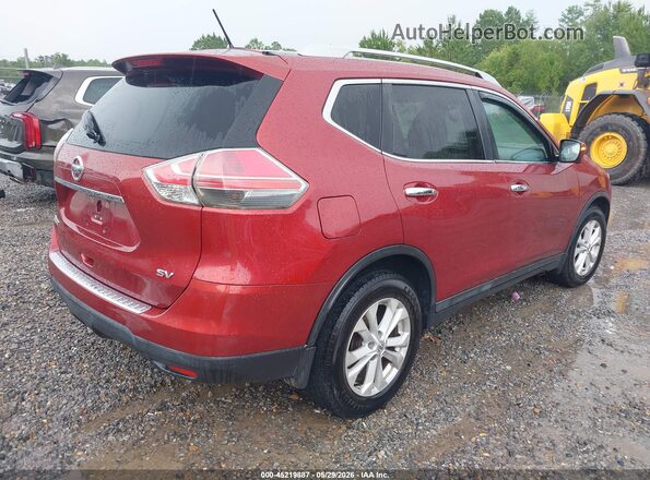 5N1AT2MN7GC808864 2016 NISSAN ROGUE Бордовый Задняя правая четверть