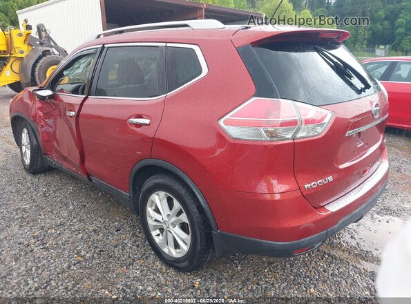 5N1AT2MN7GC808864 2016 NISSAN ROGUE Бордовый Задняя левая четверть