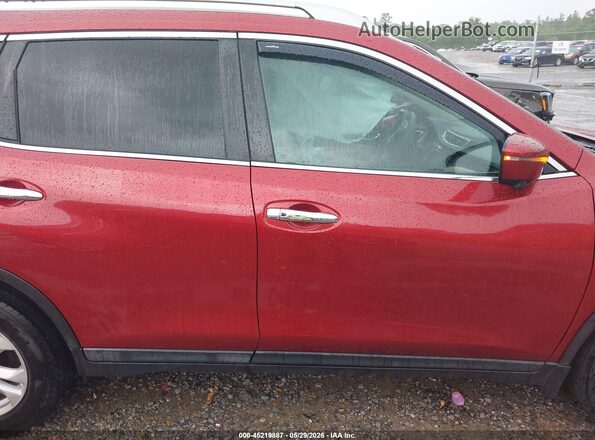 5N1AT2MN7GC808864 2016 NISSAN ROGUE Бордовый Вид задней части салона