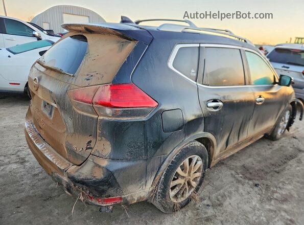 5N1AT2MN8HC853801 2017 NISSAN ROGUE Black Tył prawy