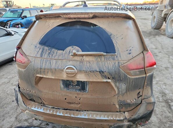 5N1AT2MN8HC853801 2017 NISSAN ROGUE Black Widok z tyłu