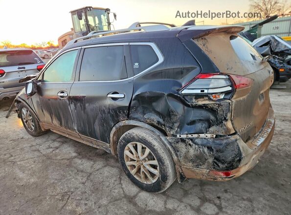 5N1AT2MN8HC853801 2017 NISSAN ROGUE Black Tył lewy