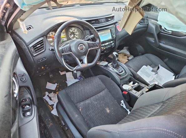 5N1AT2MN8HC853801 2017 NISSAN ROGUE Black Widok deski rozdzielczej