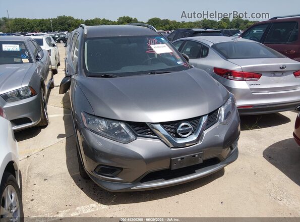 5N1AT2MT0GC900526 2016 NISSAN ROGUE Серый Вид спереди