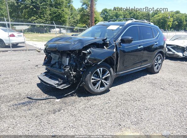 5N1AT2MT0HC756381 2017 NISSAN ROGUE Black Առջևի ձախ երեք քառորդ տեսարան