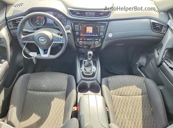 5N1AT2MT0KC704790 2019 NISSAN ROGUE Blue Առջևի վահանակի տեսք