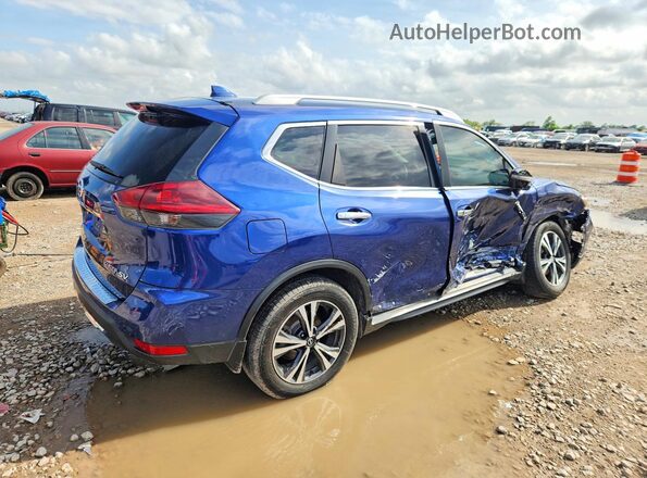 5N1AT2MT0KC704790 2019 NISSAN ROGUE Blue Հետևի աջ