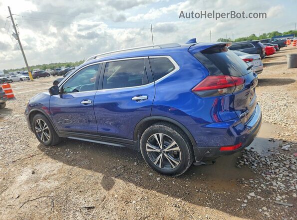 5N1AT2MT0KC704790 2019 NISSAN ROGUE Blue Հետևի ձախ
