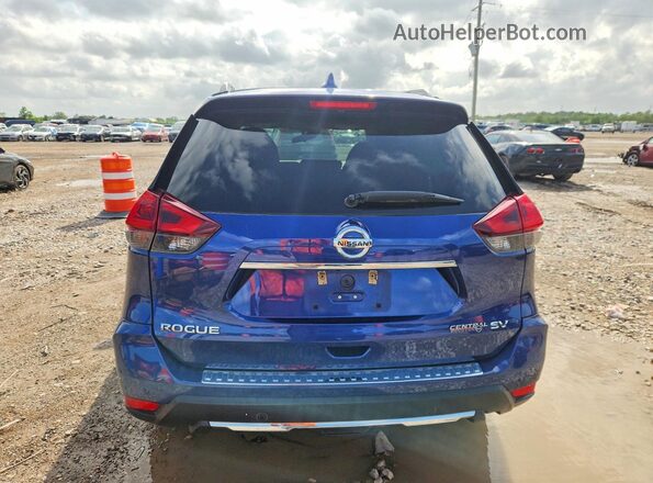 5N1AT2MT0KC704790 2019 NISSAN ROGUE Blue Հետևի տեսք
