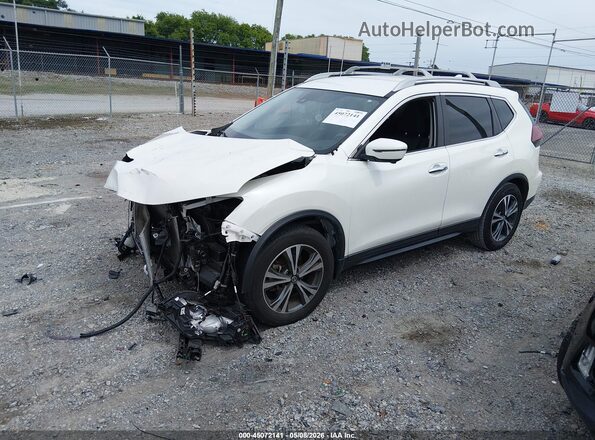 5N1AT2MT0KC795169 2019 NISSAN ROGUE White Առջևի ձախ երեք քառորդ տեսարան
