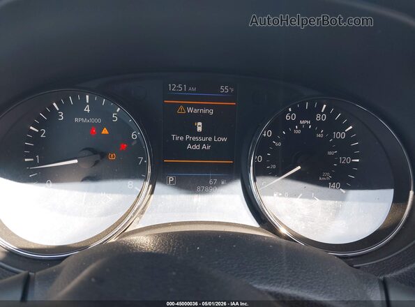 5N1AT2MT0KC812343 2019 NISSAN ROGUE Black Հետևի նստատեղերի տեսք