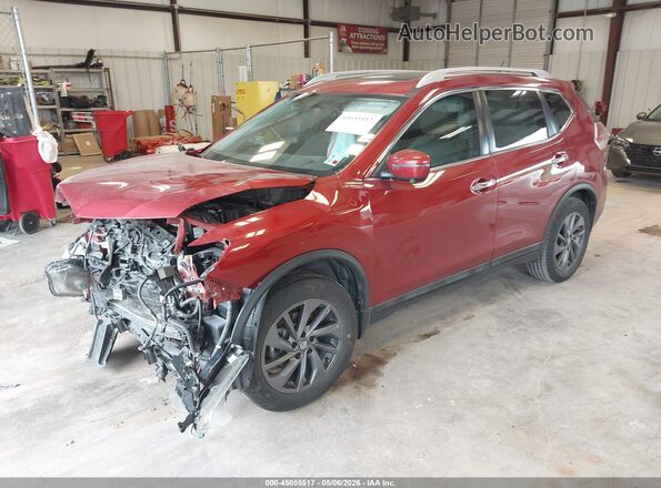 5N1AT2MT1GC828414 2016 NISSAN ROGUE Red 