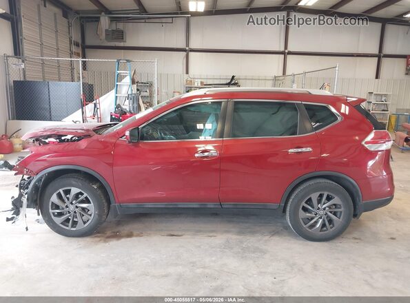 5N1AT2MT1GC828414 2016 NISSAN ROGUE Red 