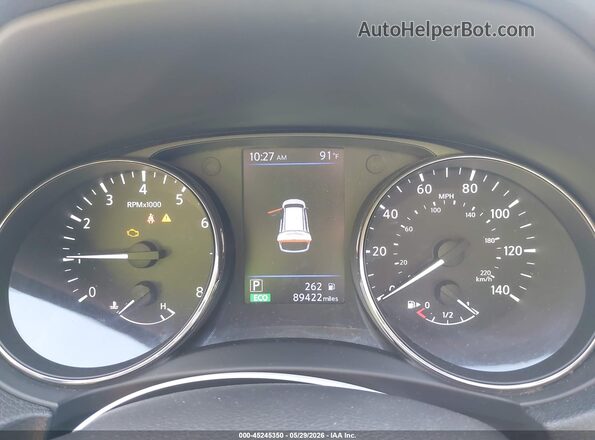 5N1AT2MT1JC755018 2018 NISSAN ROGUE White Вид задніх сидінь