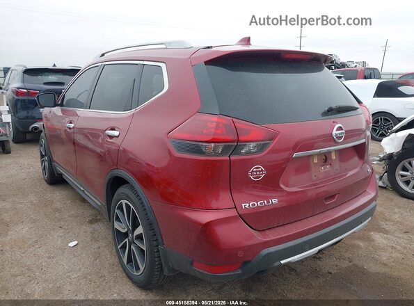 5N1AT2MT1KC770720 2019 NISSAN ROGUE Maroon Rear left