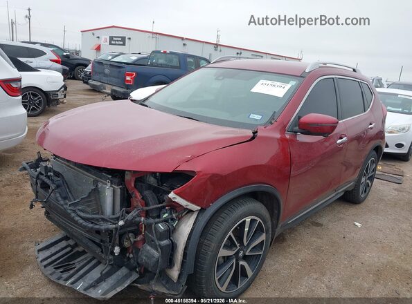 5N1AT2MT1KC770720 2019 NISSAN ROGUE Maroon Front left