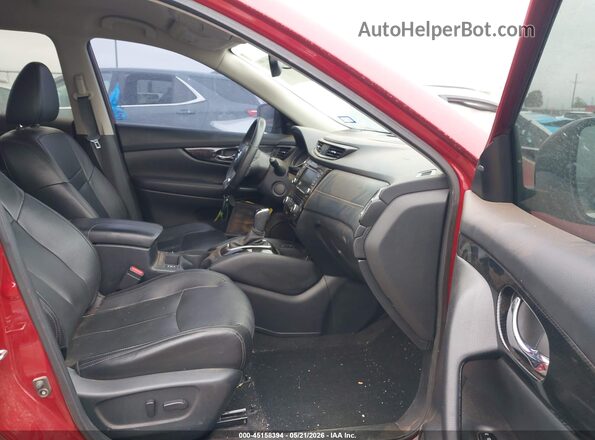 5N1AT2MT1KC770720 2019 NISSAN ROGUE Maroon Front interior view