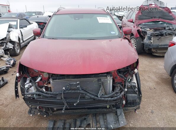 5N1AT2MT1KC770720 2019 NISSAN ROGUE Maroon Instrument cluster view