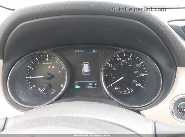 5N1AT2MT1LC746273 2020 NISSAN ROGUE Red Widok tylnych siedzeń