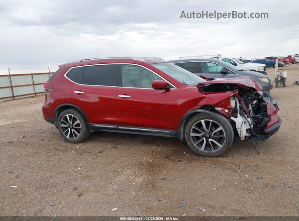 5N1AT2MT1LC746273 2020 NISSAN ROGUE Red Widok wnętrza z tyłu