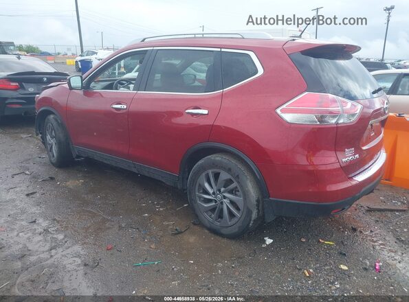 5N1AT2MT2GC776114 2016 NISSAN ROGUE Burgundy Tył lewy