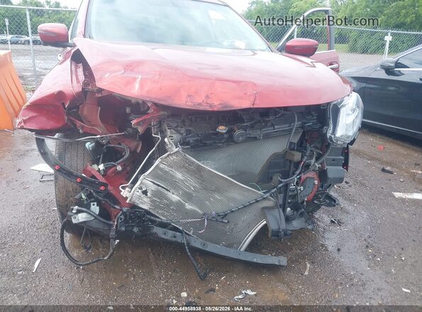 5N1AT2MT2GC776114 2016 NISSAN ROGUE Burgundy Widok z przodu