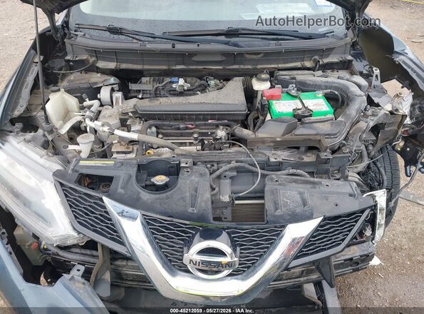 5N1AT2MT2GC847215 2016 NISSAN ROGUE Dark Blue Rear view