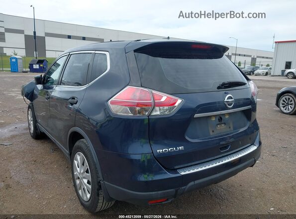 5N1AT2MT2GC847215 2016 NISSAN ROGUE Dark Blue Rear left