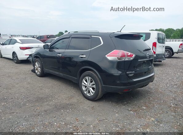 5N1AT2MT2GC890727 2016 NISSAN ROGUE Черный Задняя левая четверть