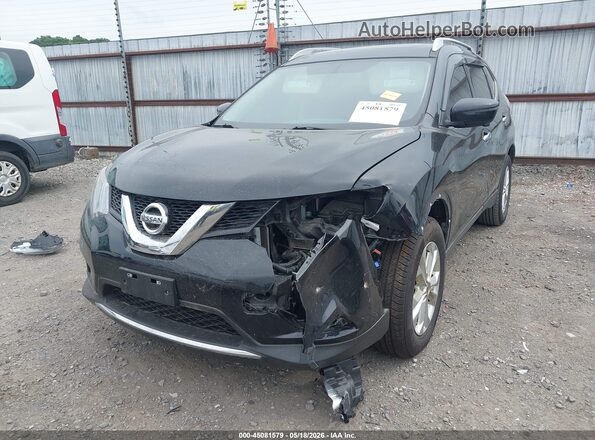 5N1AT2MT2GC890727 2016 NISSAN ROGUE Черный Вид спереди