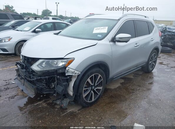 5N1AT2MT2KC752873 2019 NISSAN ROGUE Silver Vista tres cuartos delantera izquierda