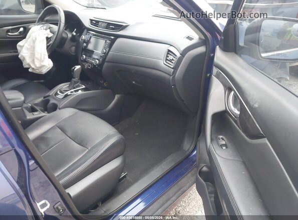 5N1AT2MT2KC780480 2019 NISSAN ROGUE Blue Вид салону спереду