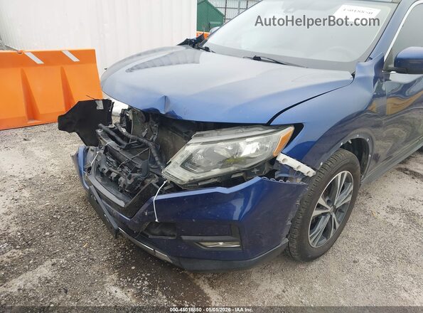 5N1AT2MT2KC780480 2019 NISSAN ROGUE Blue Вид спереду