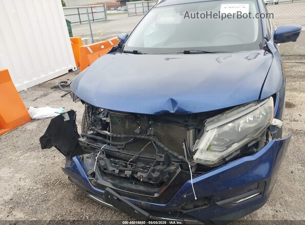 5N1AT2MT2KC780480 2019 NISSAN ROGUE Blue Вид щитка приладів