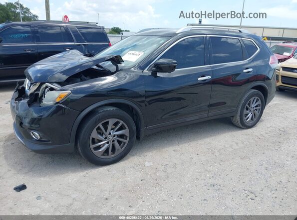 5N1AT2MT3GC751772 2016 NISSAN ROGUE Black Vista tres cuartos delantera izquierda