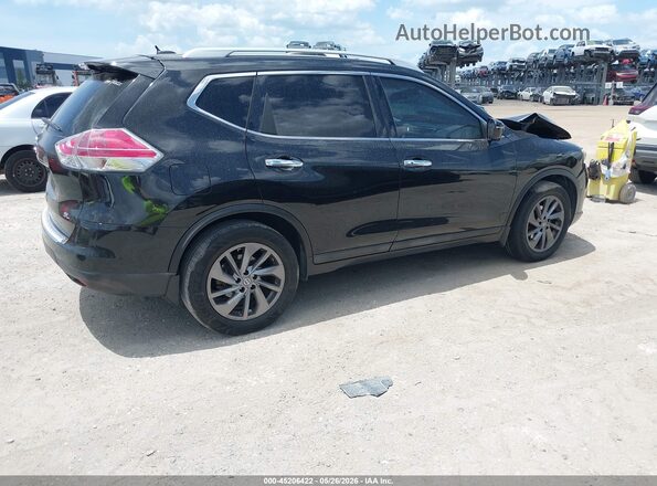 5N1AT2MT3GC751772 2016 NISSAN ROGUE Black Trasero derecho