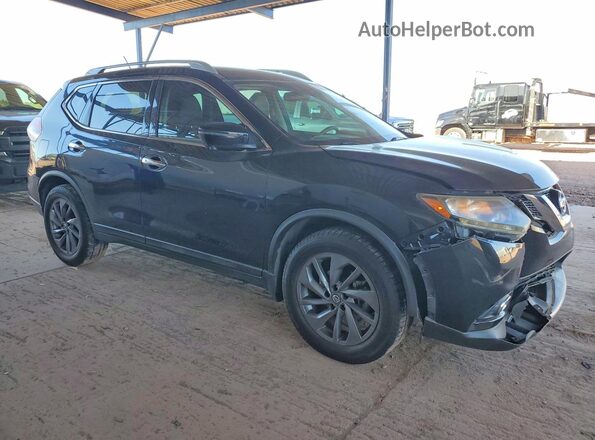 5N1AT2MT3GC770841 2016 NISSAN ROGUE Черный Передняя правая четверть