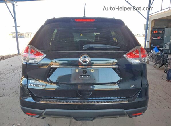 5N1AT2MT3GC770841 2016 NISSAN ROGUE Черный Вид сзади