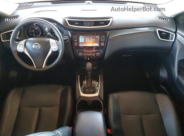 5N1AT2MT3GC770841 2016 NISSAN ROGUE Черный Вид панели приборов