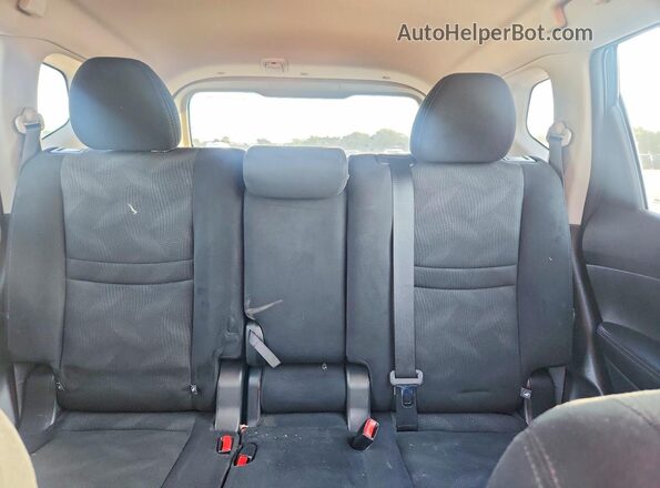5N1AT2MT3GC855386 2016 NISSAN ROGUE Gray Rear seats view