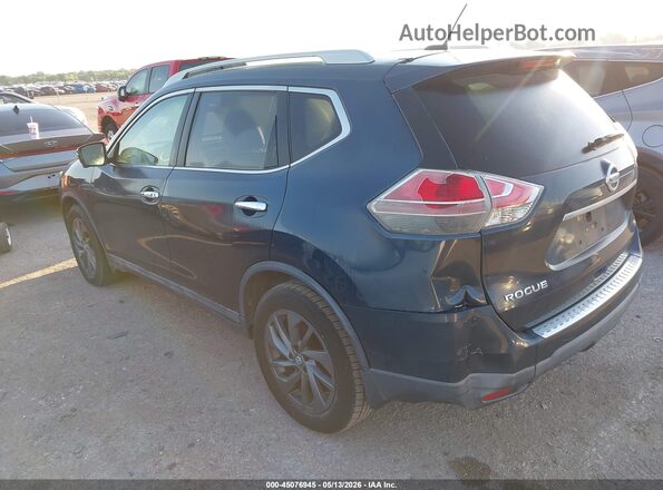 5N1AT2MT3GC859745 2016 NISSAN ROGUE Blue Задня ліва чверть