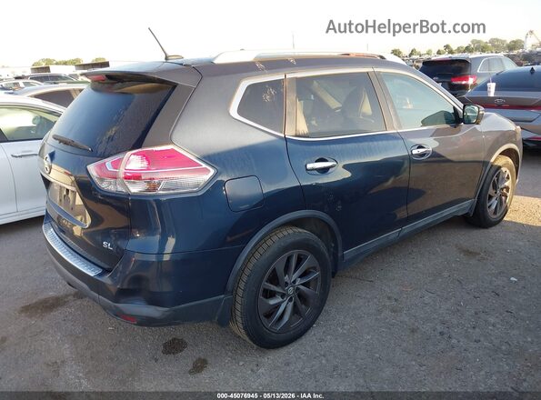 5N1AT2MT3GC859745 2016 NISSAN ROGUE Blue Задня права чверть