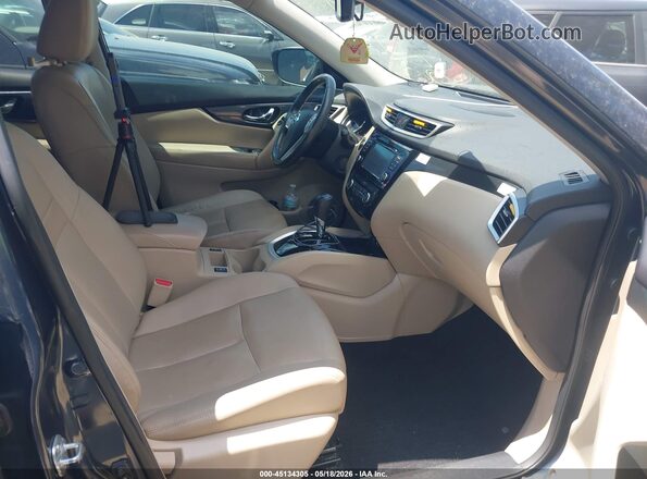5N1AT2MT3GC870339 2016 NISSAN ROGUE Blue Front interior view