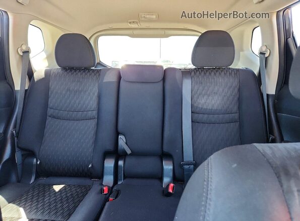 5N1AT2MT3KC757077 2019 NISSAN ROGUE Black Հետևի նստատեղերի տեսք
