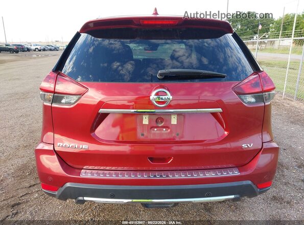 5N1AT2MT3KC766586 2019 NISSAN ROGUE Red 