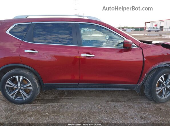 5N1AT2MT3KC766586 2019 NISSAN ROGUE Red 