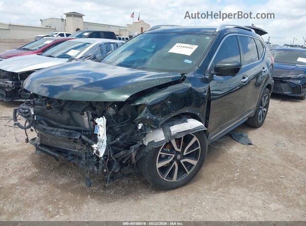 5N1AT2MT3LC755346 2020 NISSAN ROGUE Green წინა მარცხენა ხედი სამი მეოთხედიდან