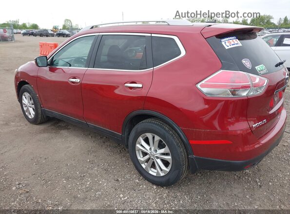 5N1AT2MT4GC738092 2016 NISSAN ROGUE Red 